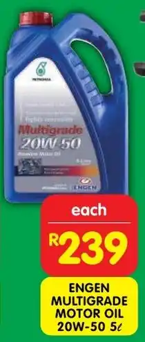 Shoprite Engen multigrade motor oil 20w-50 offer