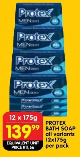 Shoprite Protex bath soap offer