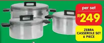 Shoprite Zebra casserole set offer