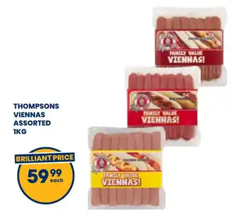 Econo Foods Thompsons viennas assorted offer