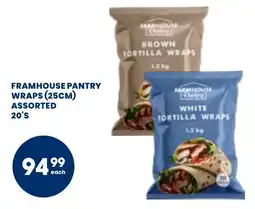Econo Foods Framhouse pantry wraps assorted offer