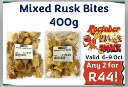 Foodeez Mixed Rusk Bites offer
