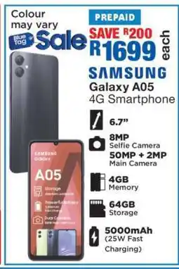 OK Furniture Samsung Galaxy A05 4G Smartphone offer