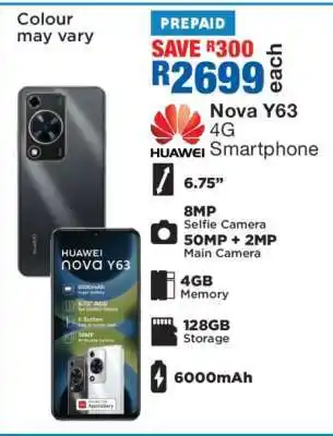 OK Furniture Huawei Nova Y63 4G Smartphone offer