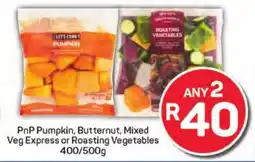 Pick n Pay Hypermarket PnP Pumpkin, Butternut, Mixed Veg Express or Roasting Vegetables offer