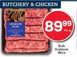 Pick n Pay Hypermarket Bulk Grabouw Wors offer