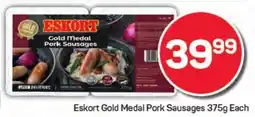 Pick n Pay Hypermarket Eskort Gold Medal Pork Sausages offer