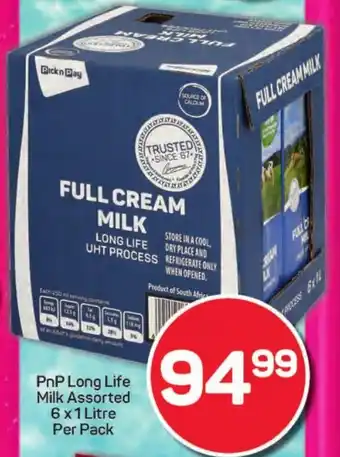 Pick n Pay Hypermarket PnP Long Life Milk Assorted offer