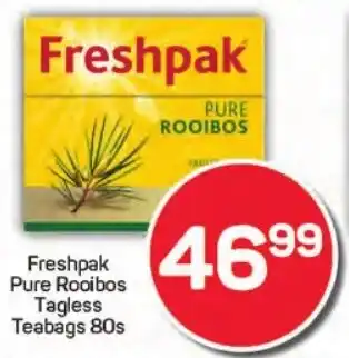 Pick n Pay Hypermarket Freshpak Pure Rooibos Tagless Teabags offer