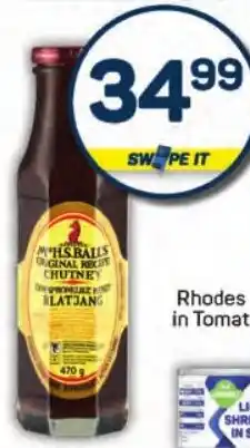 Pick n Pay Hypermarket Mrs H.S.Ball's Chutney Assorted offer