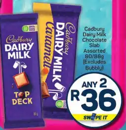 Pick n Pay Hypermarket Cadbury Dairy Milk Chocolate Slab Assorted offer