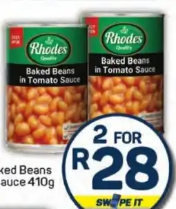 Pick n Pay Hypermarket Rhodes Baked Beans in Tomato Sauce offer
