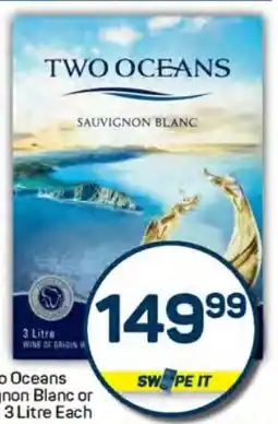 Pick n Pay Hypermarket Two Oceans Sauvignon Blanc or Merlot offer