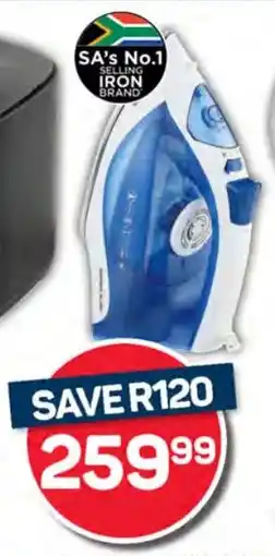 Pick n Pay Hypermarket Russell Hobbs Supremeglide Steam and Spray Iron 2000W offer