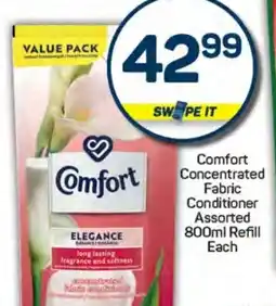 Pick n Pay Hypermarket Comfort Concentrated Fabric Conditioner Assorted Refill offer