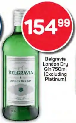 Pick n Pay Hypermarket Belgravia London Dry Gin offer