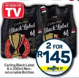 Pick n Pay Hypermarket Carling Black Label Non-returnable Bottles offer