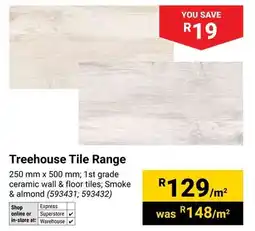Builders Warehouse Treehouse Tile Range offer