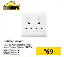 Builders Warehouse Builders Double Socket offer