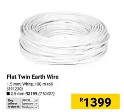Builders Warehouse Flat Twin Earth Wire offer