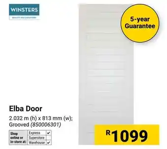 Builders Warehouse Winsters Elba Door offer