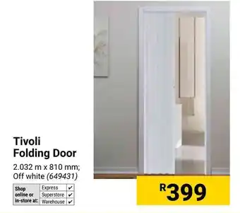 Builders Warehouse Tivoli Folding Door offer