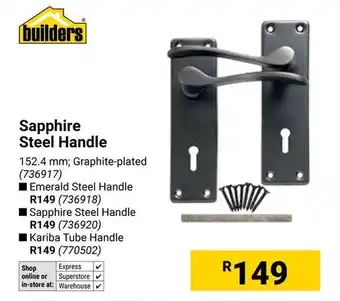 Builders Warehouse Builders Sapphire Steel Handle offer