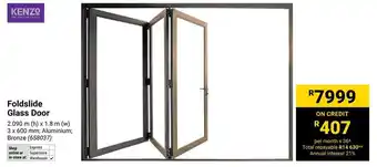Builders Warehouse Κenzo Foldslide Glass Door offer