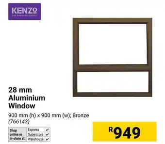 Builders Warehouse Kenzo Aluminium Window offer