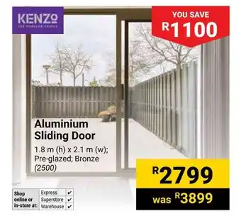 Kenzo Aluminium Sliding Door