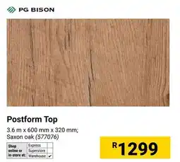 Builders Warehouse PG Bison Postform Top offer