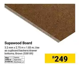 Builders Warehouse Supawood Board offer