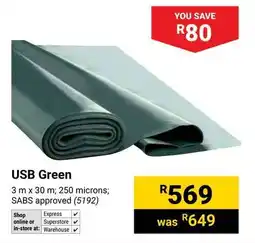 Builders Warehouse USB Green offer