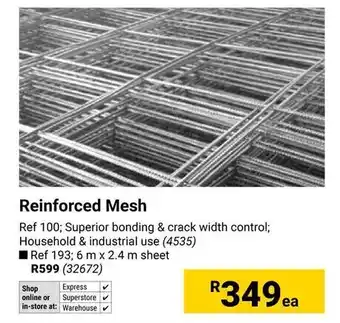 Builders Warehouse Reinforced Mesh offer