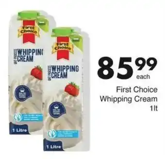 Save Hyper First Choice Whipping Cream offer
