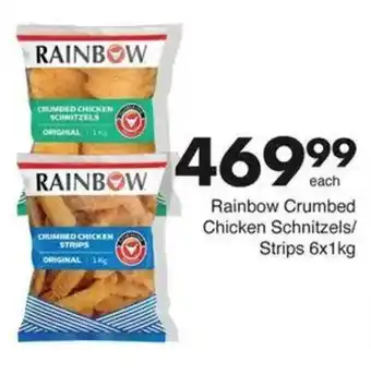 Save Hyper Rainbow Crumbed Chicken Schnitzels/ Strips offer