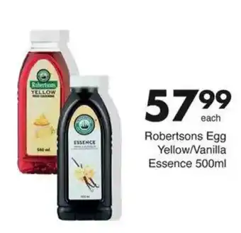 Save Hyper Robertsons Egg Yellow/ Vanilla Essence offer