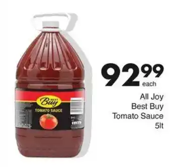Save Hyper All Joy Best Buy Tomato Sauce offer