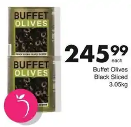 Save Hyper Buffet Olives Black Sliced offer
