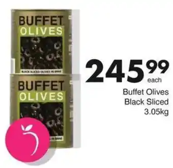 Save Hyper Buffet Olives Black Sliced offer