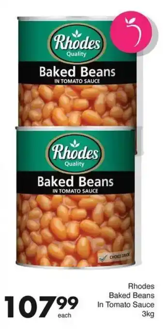 Save Hyper Rhodes Baked Beans In Tomato Sauce offer