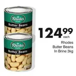 Save Hyper Rhodes Butter Beans In Brine offer