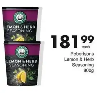 Save Hyper Robertsons Lemon & Herb Seasoning offer