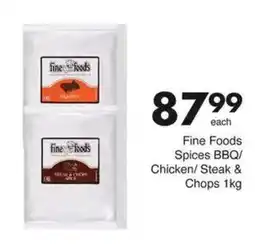 Save Hyper Fine Foods Spices BBQ/ Chicken/ Steak & Chops offer