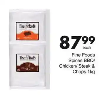 Save Hyper Fine Foods Spices BBQ/ Chicken/ Steak & Chops offer