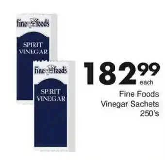 Save Hyper Fine Foods Vinegar Sachets offer