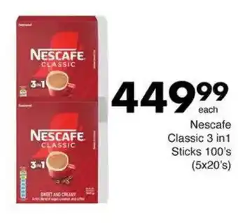 Save Hyper Nescafe Classic 3 in1 Sticks offer