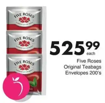 Save Hyper Five Roses Original Teabags Envelopes offer