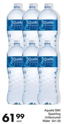 Save Hyper Aquelle Still/ Sparkling Unflavoured Water offer