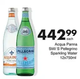Save Hyper Acqua Panna Still/ S Pellegrino Sparkling Water offer